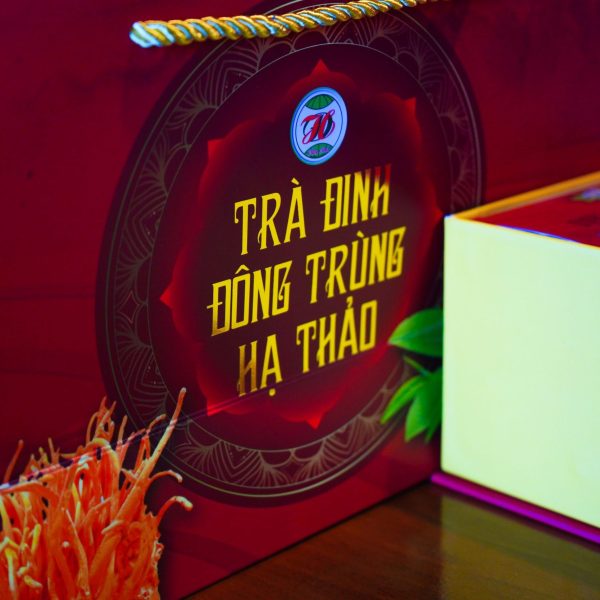 Trà Đinh Đông Trùng Hạ Thảo 500g - HTX chè Hảo Đạt